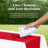 6 Pack 14 108 Inch. Red Premium Disposable Plastic Table Runner x Table Runner for Dinner Parties & Events by