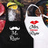 Kwieema Mr. Right Mrs. Always Right Aprons for Couple - Bridal Shower Present, Wedding Gifts for Couple