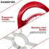 Rainspire 8 8 Apple Cutter Slices, Blade Apple Slicer and Corer, Apple Corer Tool with Stainless Steel Blades, Super