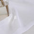 MYSTIC-HOME Sheer Curtains White 45 Inch Length, Set of 2 Rod Pocket Voile Drapes for Living Room, Bedroom