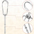 Fetechmate KHM2B Hand Mixer Turbo Beaters (2 Pack) & KHMPW Stainless Steel Pro Whisk (2 Pack) - Replace AP5644233