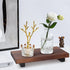 Small Kitchen Sink Soap Tray for Countertop, Wooden Risers for Bathroom Organizer Accessories and Decor