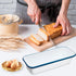 12 4.5 Inches Webake Large Enamel Bread Pan, Long Banana Bread Loaf Pan for Baking, Non-Stick Rectangle Cake Pan