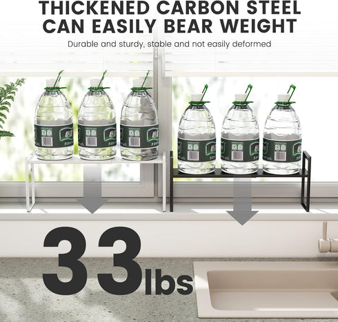 1pcs Counter Small Narrow Tall Shelf for Windowsill Kitchen Organizer Window Sill Plant Shelf Stackable Shelves