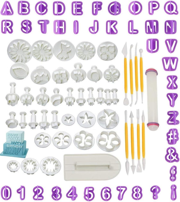Fondant Cutters Molds Cake Decorating Tool, Icing Smoother, Sugarcraft Gumpaste Craft Flower Leaf Mold