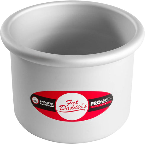 Fat Daddio's Silver Round Cake Pan, 5 x 4 Inch