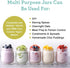 Euro Cuisine Glass Jars for Yogurt Maker, Set of 8