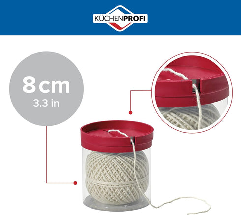 Kitchen Twine with All-Purpose Acrylic Dispenser, Cooking and Baking String