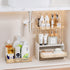 2 3 Countertop, Counter, Delamu Bathroom Organizers and Storage, Tier Drawer Makeup Organizer Easy to Install, Ideal