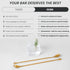A Bar Above Bar Spoon Set Spiral Handle, Stainless Steel Mixing Spoons for Cocktail Mixer Set, Basic Professional or
