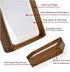 4x6 3x5 4 6 FLECHAZO Picture Frame Wood with Mat, Natural Solid Walnut Wooden by Photo Frames for Tabletop or Wall