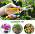 WYF Pruning Scissors, Professional Garden Shears - Sharp Stainless Steel Blades for Garden Harvesting, 8.1IN