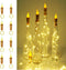 Wine Bottle Lights, 8 Pack 20 LED Flameless Candle Cork Bottle String
