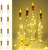 Wine Bottle Lights, 8 Pack 20 LED Flameless Candle Cork Bottle String