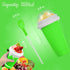 Slushie Maker Cup, Quick Frozen Smoothies Cup for Homemade Milk Shake and Ice Cream, Green