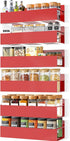 SMRCAD Magnetic Spice Rack for Refrigerator, 6pack Magnetic Shelf for Fridge Space