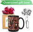 FALJIOK Novelty Library Bookshelf Coffee Mug Gifts for Book Lovers Readers Bookish Writer, Bookish Coffee Mug, Library