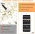 Hanging Jewelry Organizer - Double Sided with 32/48 Pockets, 14/21 Hook Loops, Foldable Travel Jewelry Roll