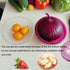 Dokpod Reusable Onion & Tomato Storage Containers - Freshness Saver Keepers with Transparent lid Organizer for Fridge