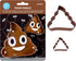 R&M Poop Cookie Cutter, 2 Piece Gift Set, 3.5" Standard and 2" Mini