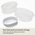 BELLA Two Tier Food Steamer, 7.4 QT, Stainless Steel, Stackable Baskets & Dishwasher Safe Lids