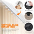 30 Sets (60 Pcs) Clear Vertical Blind Repair Tabs, Pre-Cut Kit for Vertical Blinds Replacement Slats