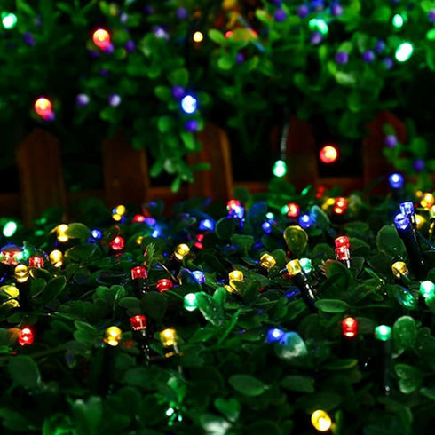 66FT 200 8 Dazzle Bright Christmas String Lights, LED Connectable Green Wire Modes String Lights, Waterproof Christmas