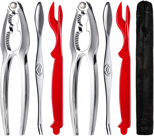Crab Leg Crackers - Crab Crackers and Tools Set with Stainless Steel