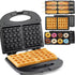 Waffle Maker, Donut, Hot Dog Machine Set, 3-in-1 Multifunctional Breakfast Maker for Home, Kitchen, Snacks
