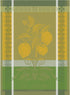 Garnier Thiebaut Citron Zeste French Kitchen Towel, 22"x30", Cotton, Jacquard