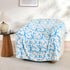 Blue Bow Twin Blanket 60x80 Inch Soft Fleece Blanket for Girls and
