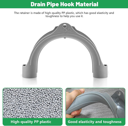 U Shape Washer Drain Hose Hook for Washing, Dishwashers, Sink Drain Hoses, Compatible with Samsung, GE