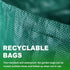 3 Packs 72 Hugeleaf Gallon Reusable Yard Waste Bags, Collapsible Leaf Bags with Reinforced Handles, Extra Large Heavy