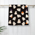 16x24 Inch Set 2 Halloween Kitchen Towels Black Cute Ghost Pumpkin Fall Decor Dish Towels Autumn Harvest Thanksgiving