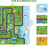 59X 39.4 INCH) Kids Car Playmat, Kids Rug for Playroom Car Mat Town City Road Traffic Rugs, Play Mat for Floor, Extra
