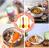 4 Pieces Silicone Mixing Spoon Set, Heat Resistant Basting Spoon, Non-stick Spoon 8.2" for Mixing, Baking, Serving