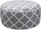 Outdoor/Indoor Inflatable Ottoman Pouf D20 xH9, All Weather Round Footstool with Handle,
