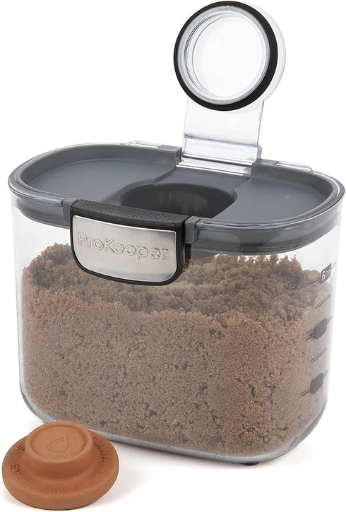 Set 2- Set 1.4-Quart) Progressive International ProKeeper+ Clear Plastic Airtight Food Baker's Kitchen Storage