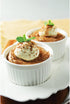 HIC Kitchen Souffle Ramekin Set, Fine Porcelain, 4-Ounce, Set of 4