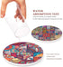 Set 6, Britimes Coaster for Drinks of Vintage Ottoman Flower Mexican Mandala Table Absorbent Round Ceramic Stone Mat
