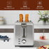 Runnatal 2 Slice Toaster, 100% Stainless Steel, Multifunctional with 7 Toast Settings, Defrost, Bagel, Cancel Functions