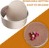 CHEFMADE 6-Inch Round Cake Pan, Nonstick Bakeware with Removable Loose Bottom for Oven and Instant Pot