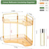 Counter Countertop (2 Corner Bathroom Organizer Bathroom Shelf Makeup Organizer for Vanity Perfume Tray for Corner