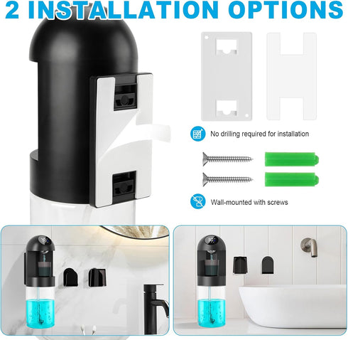HYOUCH 600 mL Automatic Mouthwash Dispenser for Bathroom, Intelligent Magnetic Induction Accurately Dispenses Liquid