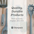Starpack 'Let it Drain' XL Silicone Slotted Spoon, Large Heat Resistant Cooking Spoon