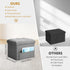 300 lbs, 17x13x13IN BelugaHelper Storage Ottoman Foot Rest, Folding Linen Foot Stool with Thicker Foam Padded Seat.
