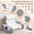 5PCS 2 1 19 Reading Pillow for Sitting in Bed Adult, in Foldable Back Wedge Pillow for Sleep, Ergonomic Back Support