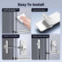 2 Pack Refrigerator Door Lock for Kids, White Child Proof Fridge Door Lock for Kitchen, Freezer, Cabinets, No Tools