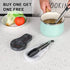HESHIBI Marble Spoon Rest for Kitchen Countertop, Perfect for Spatula, Ladle, Fork (1, Light Grey)