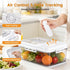 Counter 2 Pack Dynta Bread Box for Homemade Bread, Bread Storage Container for Kitchen Airtight, Time Recording Bread